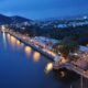 Scenic view of Fateh Sagar Lake Udaipur with Aravalli hills and boating in the background"