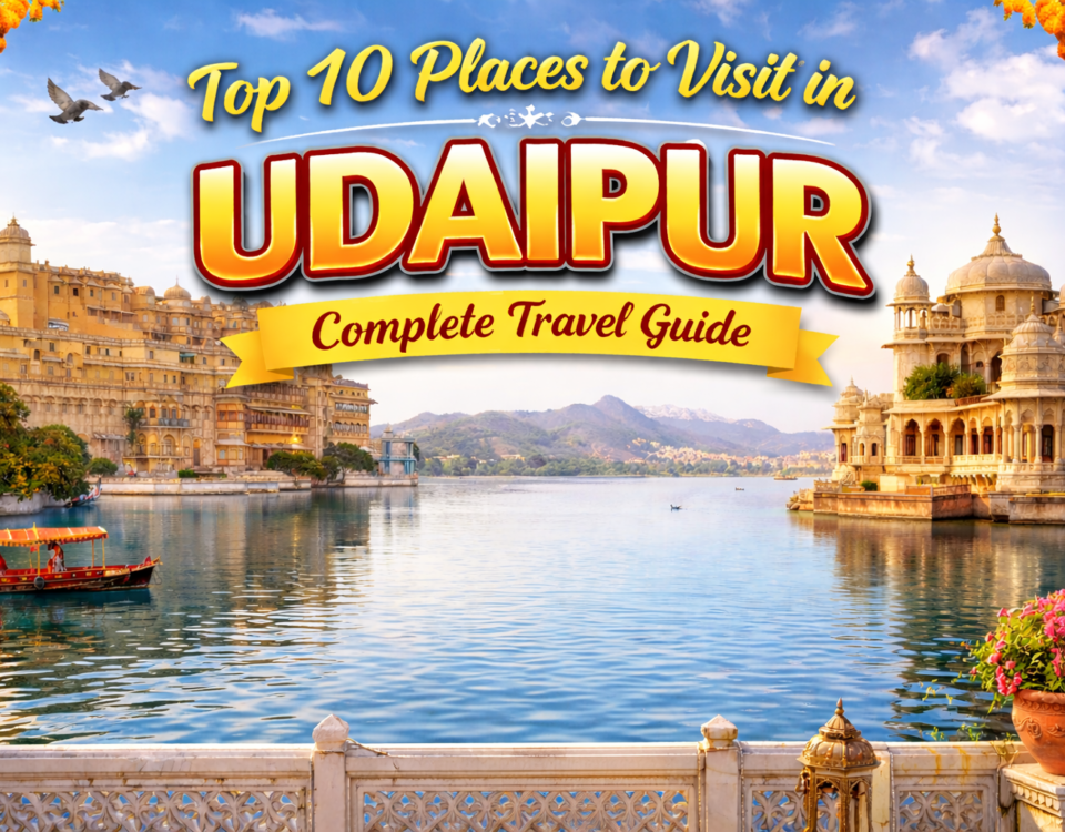 Top 10 places to visit in Udaipur city of lakes view
